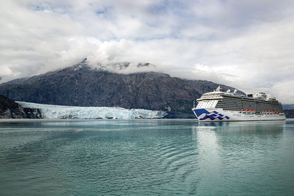 Princess Cruise Lines Royal Princess in Alaska