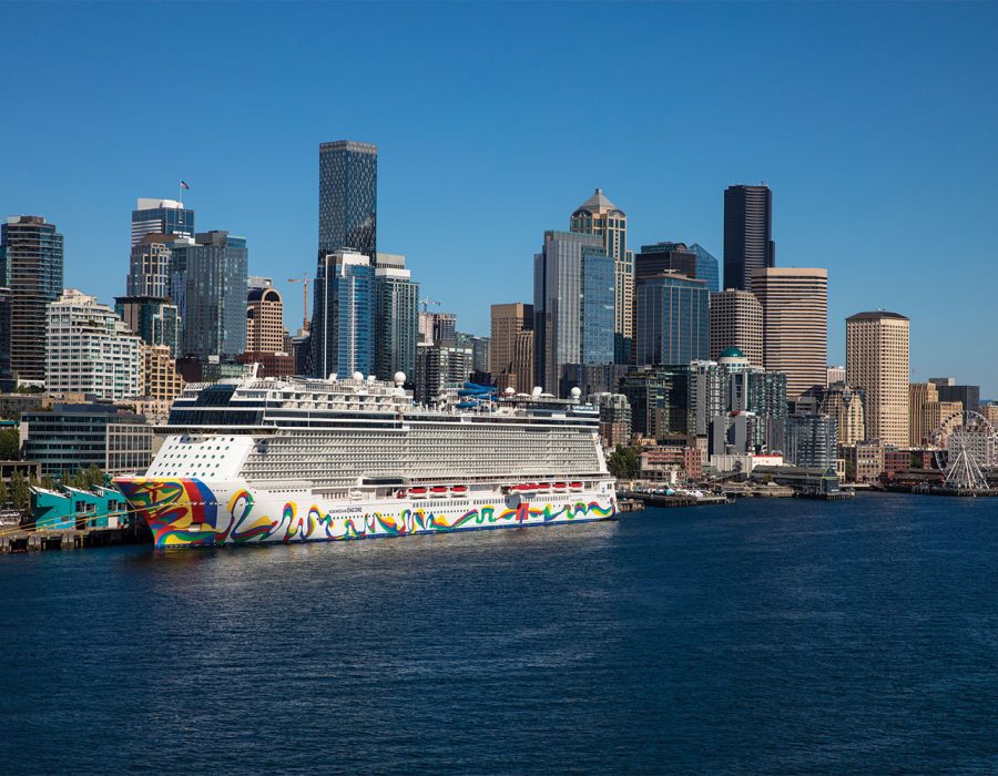 Norwegian Cruise Lines Encore in Seattle, Washington